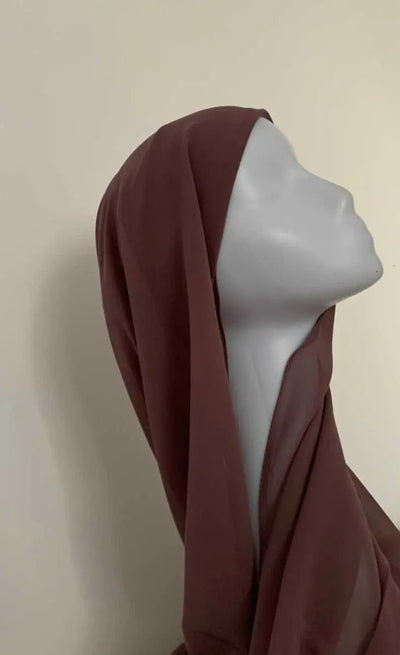 Hijab À Enfiler - Taupe - MON HIJAB MODEST co