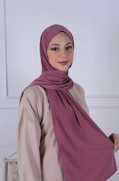 Hijab Jersey Luxe - Framboise - MON HIJAB MODEST co