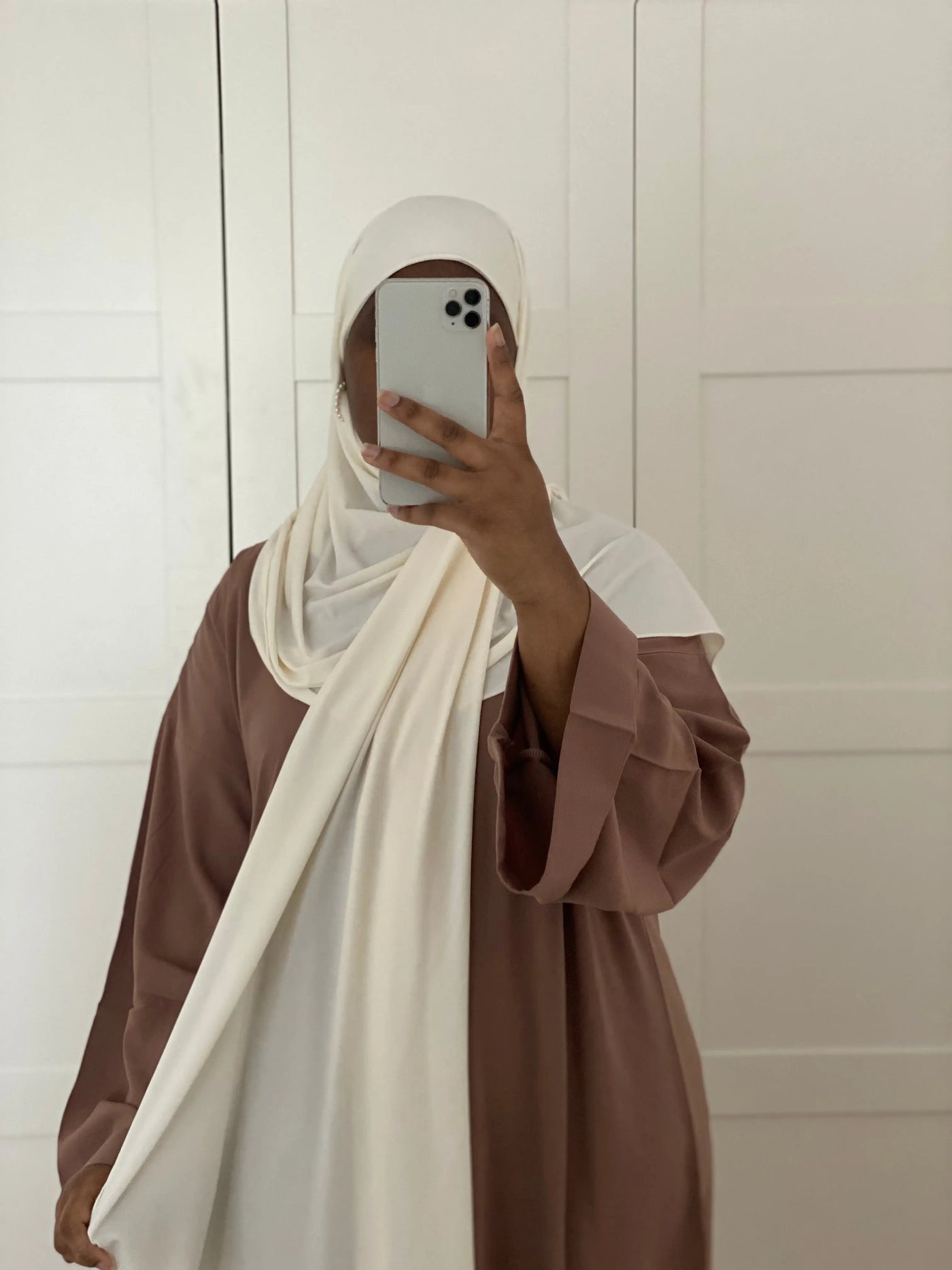 Hijab Jersey luxe à enfiler - Beige clair MON HIJAB MODEST