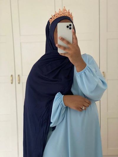Hijab Jersey premium - Blue Oil MON HIJAB MODEST