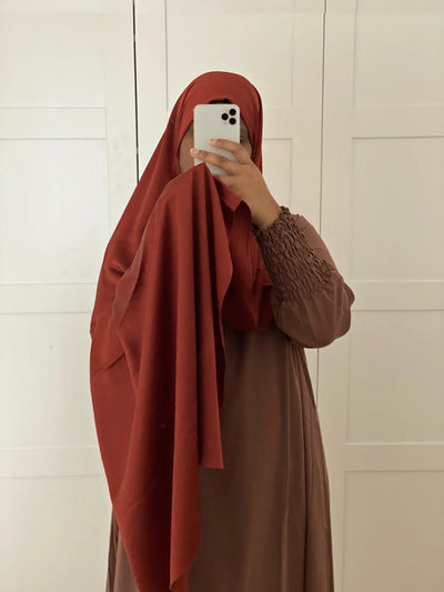 Hijab Satin - Brique MON HIJAB MODEST