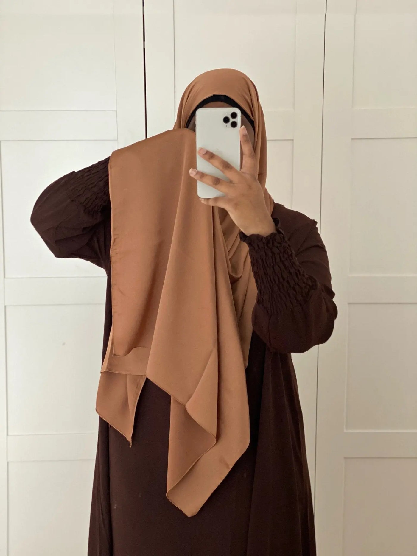 Hijab Satin - Caramel MON HIJAB MODEST