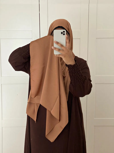 Hijab Satin - Caramel MON HIJAB MODEST