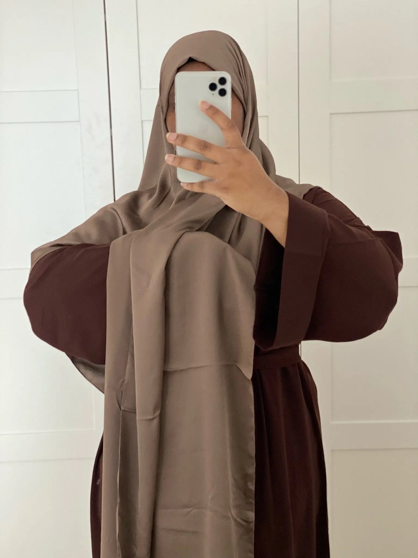 Hijab Satin - Toffee MON HIJAB MODEST
