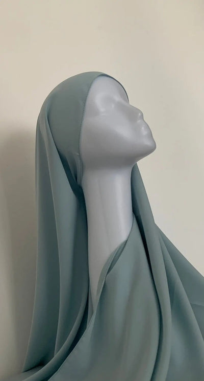 Hijab Soie de Médine - Blue Lagoon sedef Mon Hijab Modest