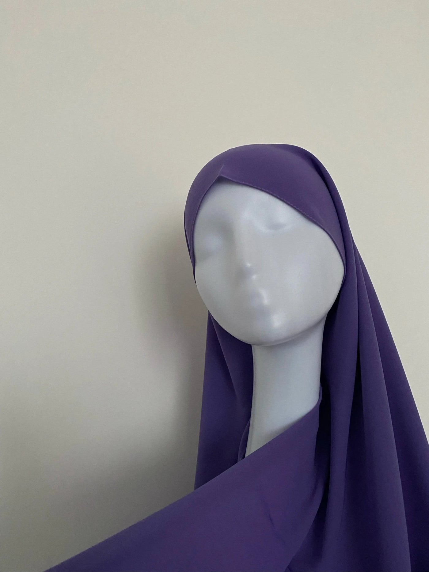 Hijab Soie de Médine - Médium Lilac - MON HIJAB MODEST co