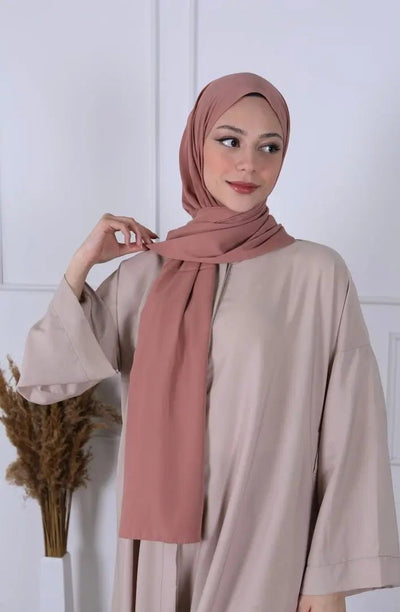 Hijab Soie de Médine - Pastèque - MON HIJAB MODEST co