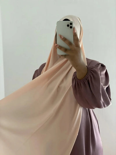 Hijab Soie de Médine - Peach Sedef MON HIJAB MODEST