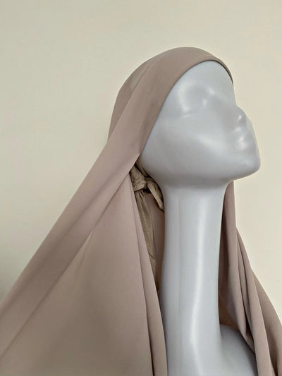Hijab à enfiler - Beige foncé N10 Mon Hijab Modest