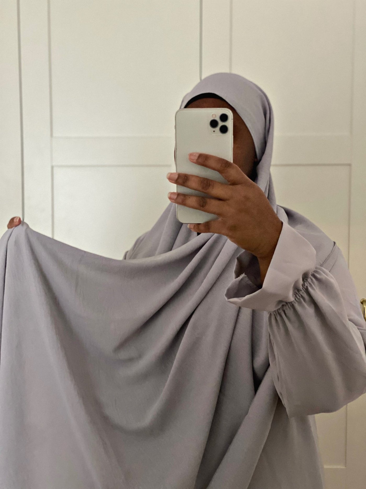 Hijab Jazz Premium - Gris Clair - MON HIJAB MODEST co