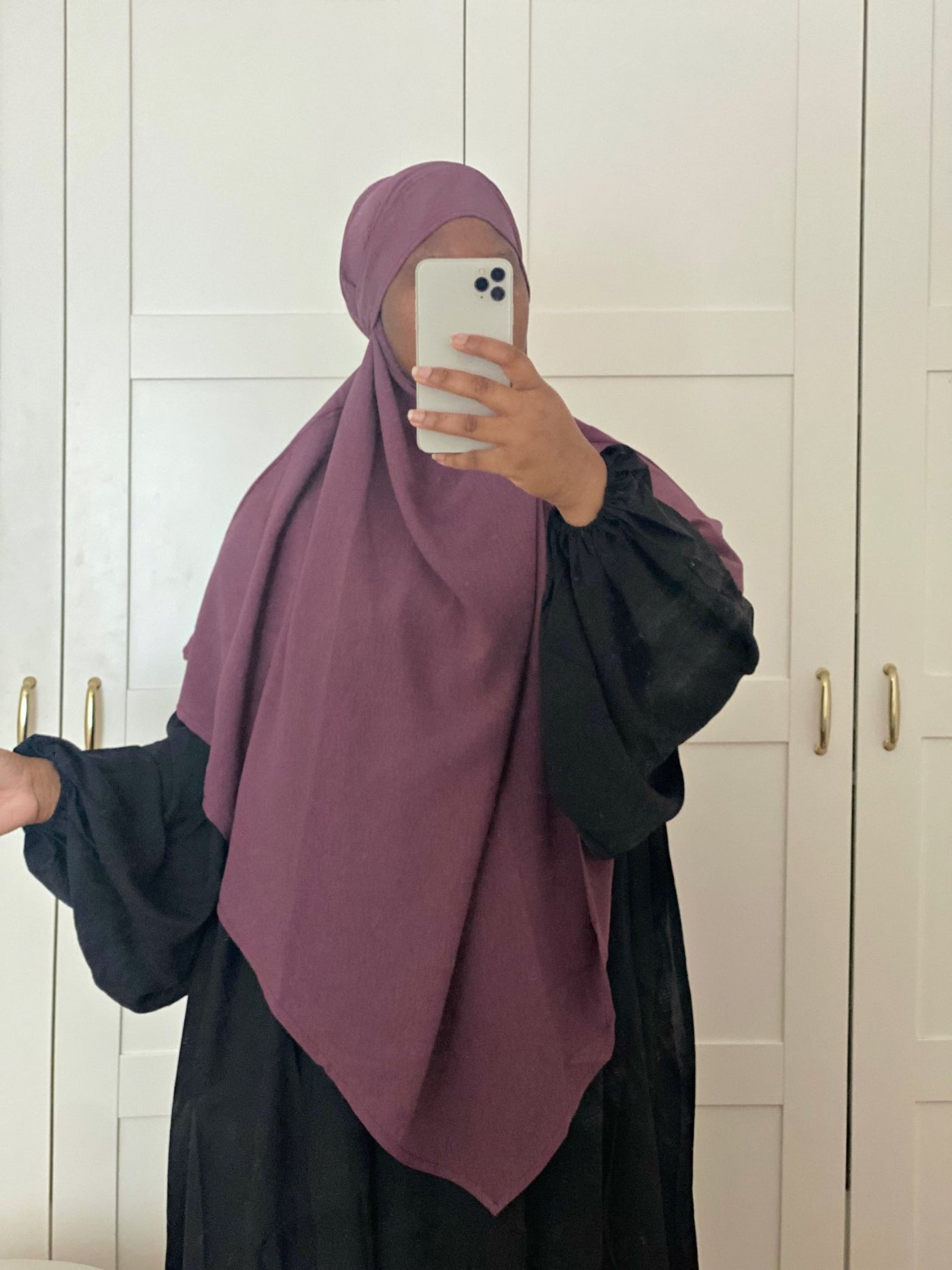 Khimar Jazz Simple - Lilas - MON HIJAB MODEST co