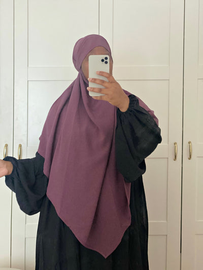 Khimar Jazz Simple - Lilas - MON HIJAB MODEST co