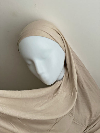 Hijab jersey - Beige - MON HIJAB MODEST co