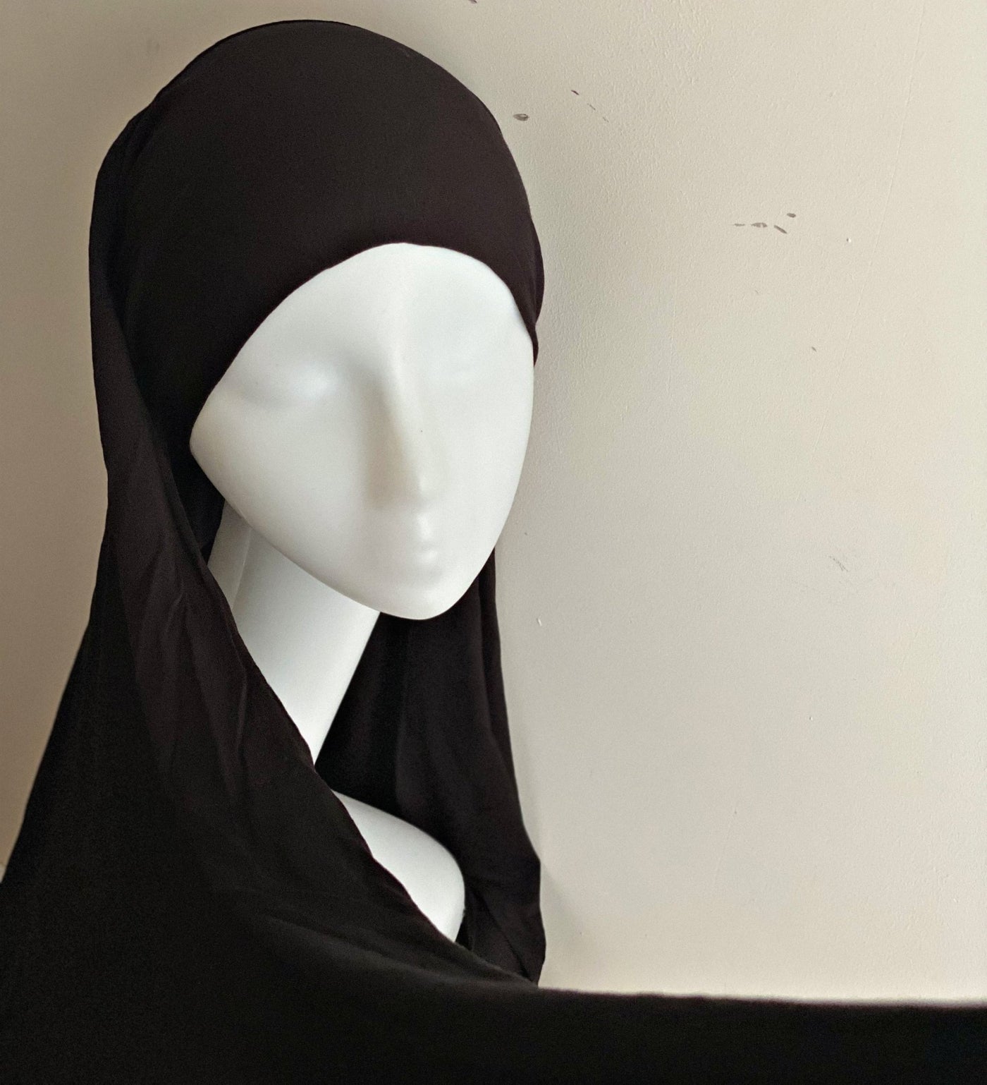 Hijab Jersey à nouer noir