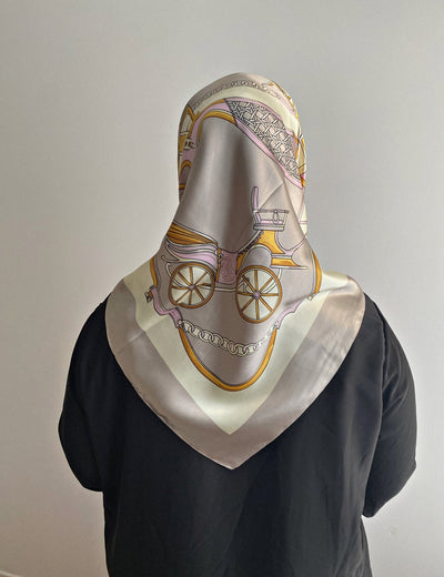 Carré de Soie - plume - MON HIJAB MODEST co