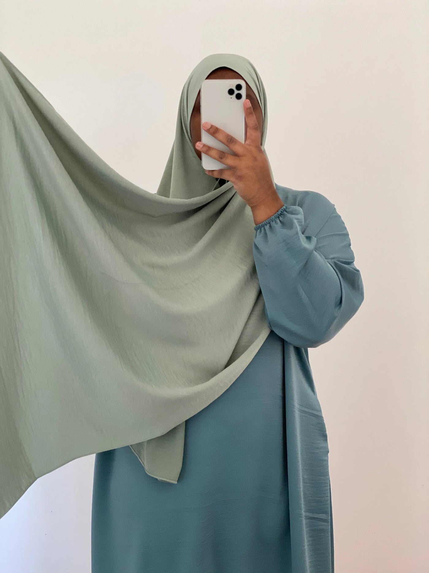 Jazz Satinée - Vert d’eau MON HIJAB MODEST