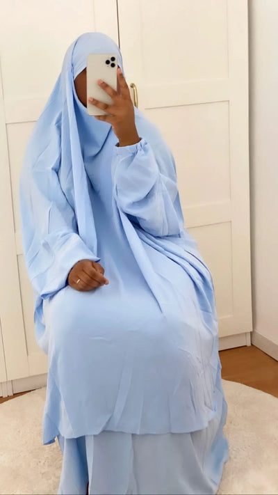 Jilbab Médina - Bleu Ciel MON HIJAB MODEST