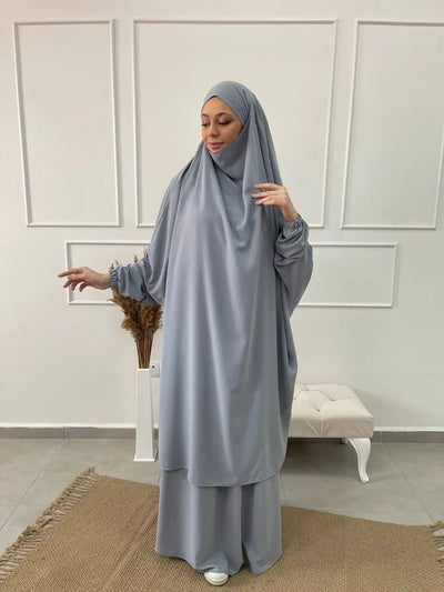 Jilbeb Qualité Supérieure - Grey - MON HIJAB MODEST co