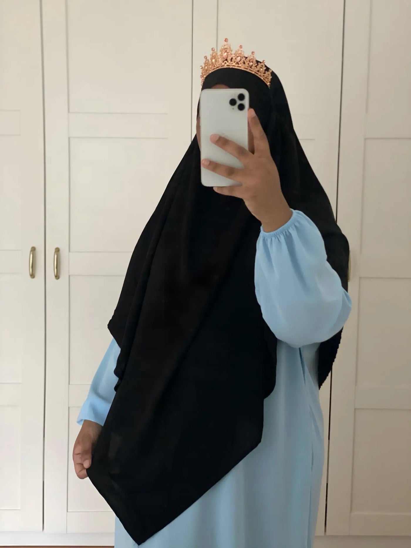 Khimar Soie de Médine - Noir