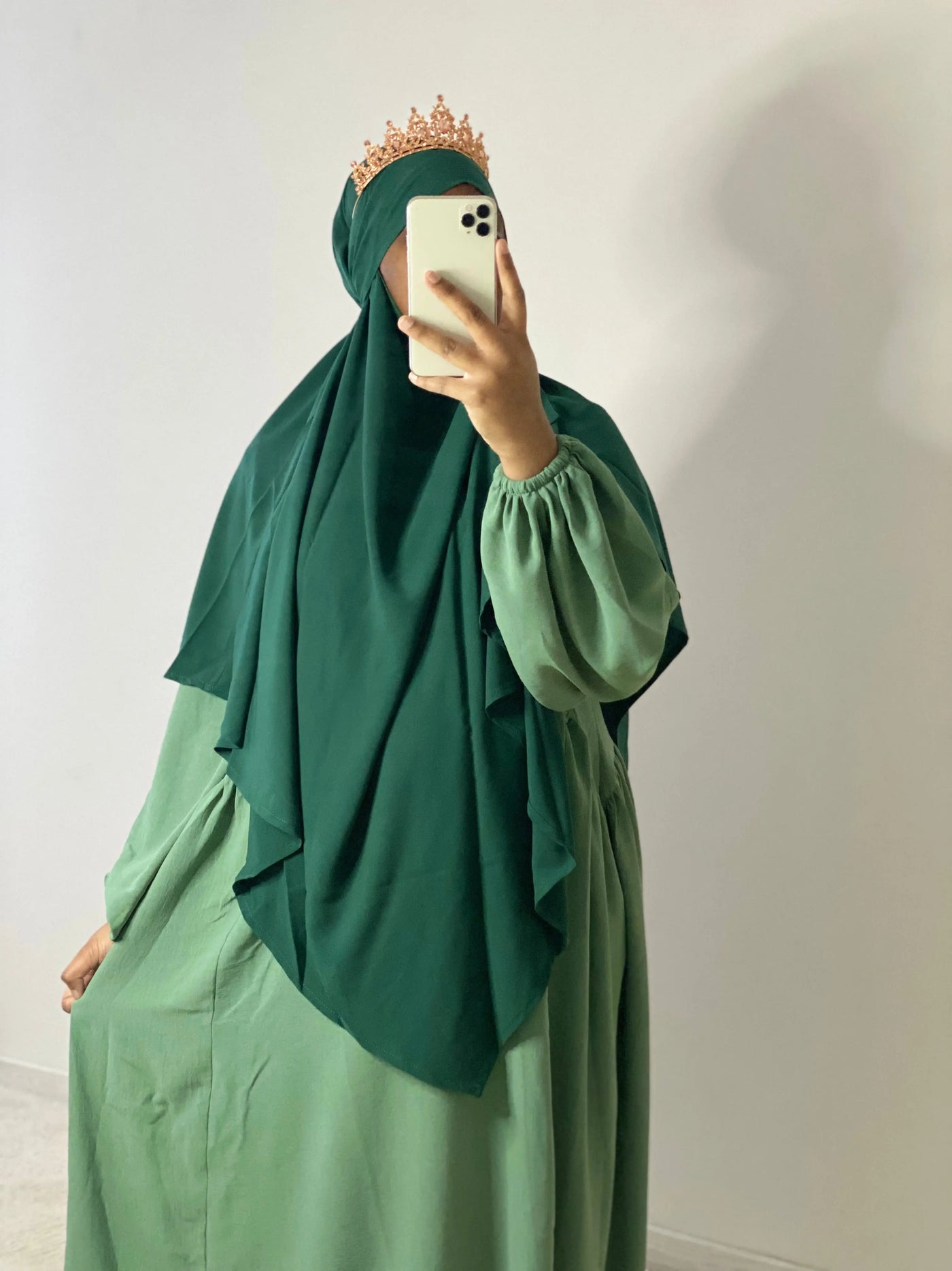 Khimar Soie de Médine - Vert sapin MON HIJAB MODEST