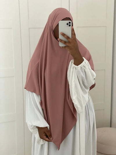 Khimars Soie de Médine - Rose MON HIJAB MODEST