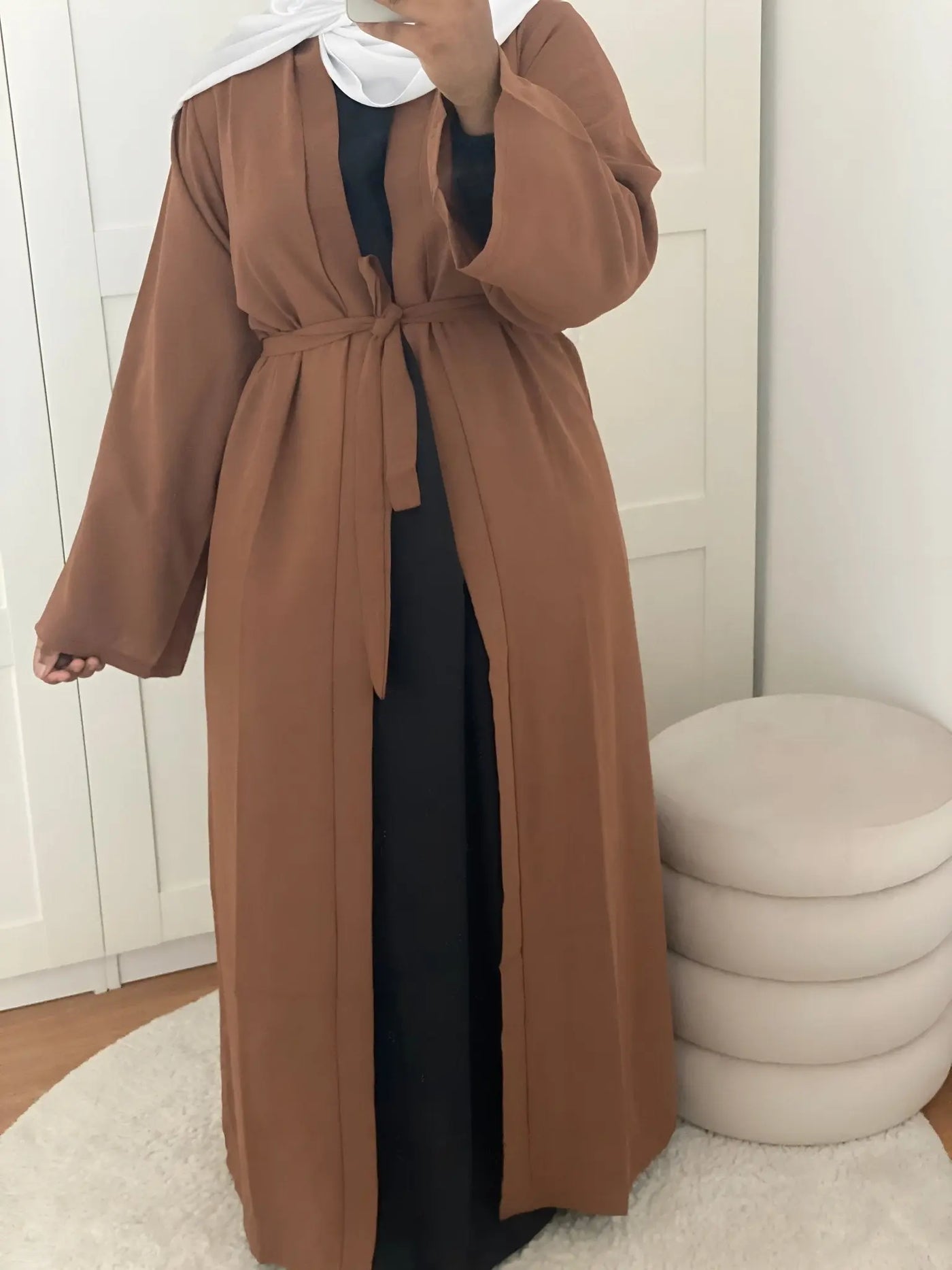 Kimono Lizzie - Chocolat MON HIJAB MODEST co