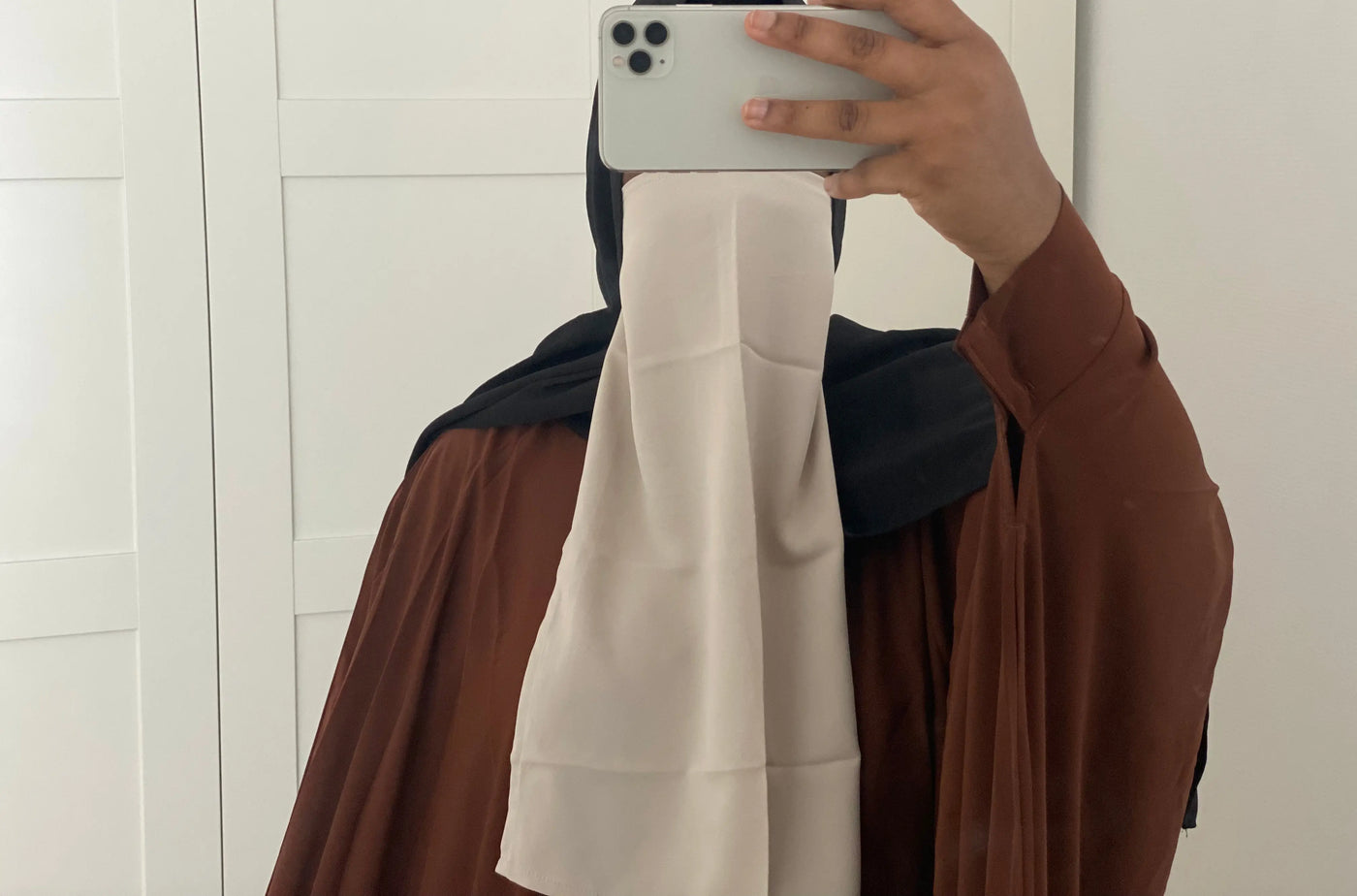 Niqab Soie de Médine - Beige MON HIJAB MODEST