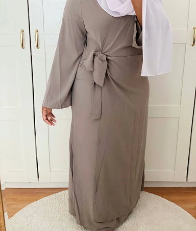 Robe Esther - Taupe MON HIJAB MODEST co