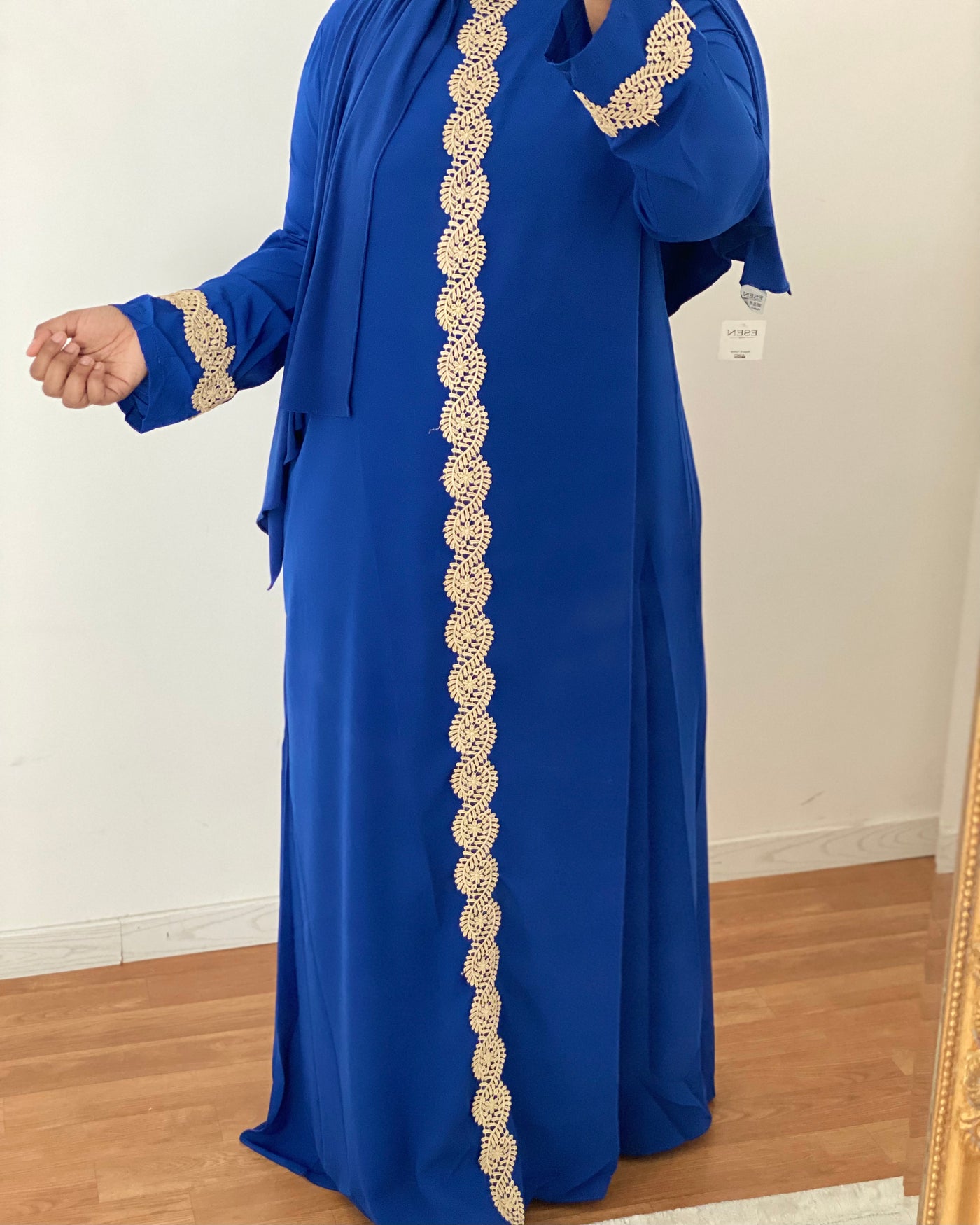 Abaya Maha - Bleu electric