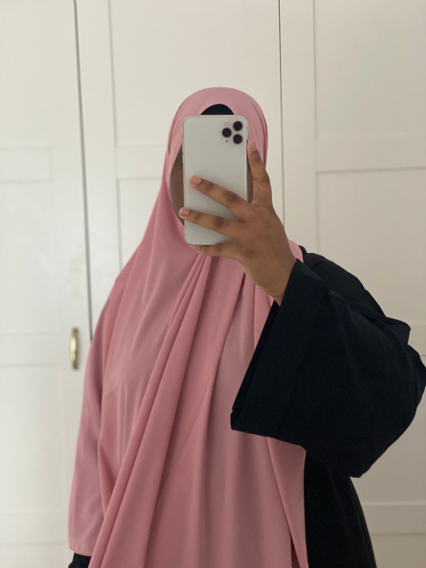 Hijab Soie de Médine - Dragée