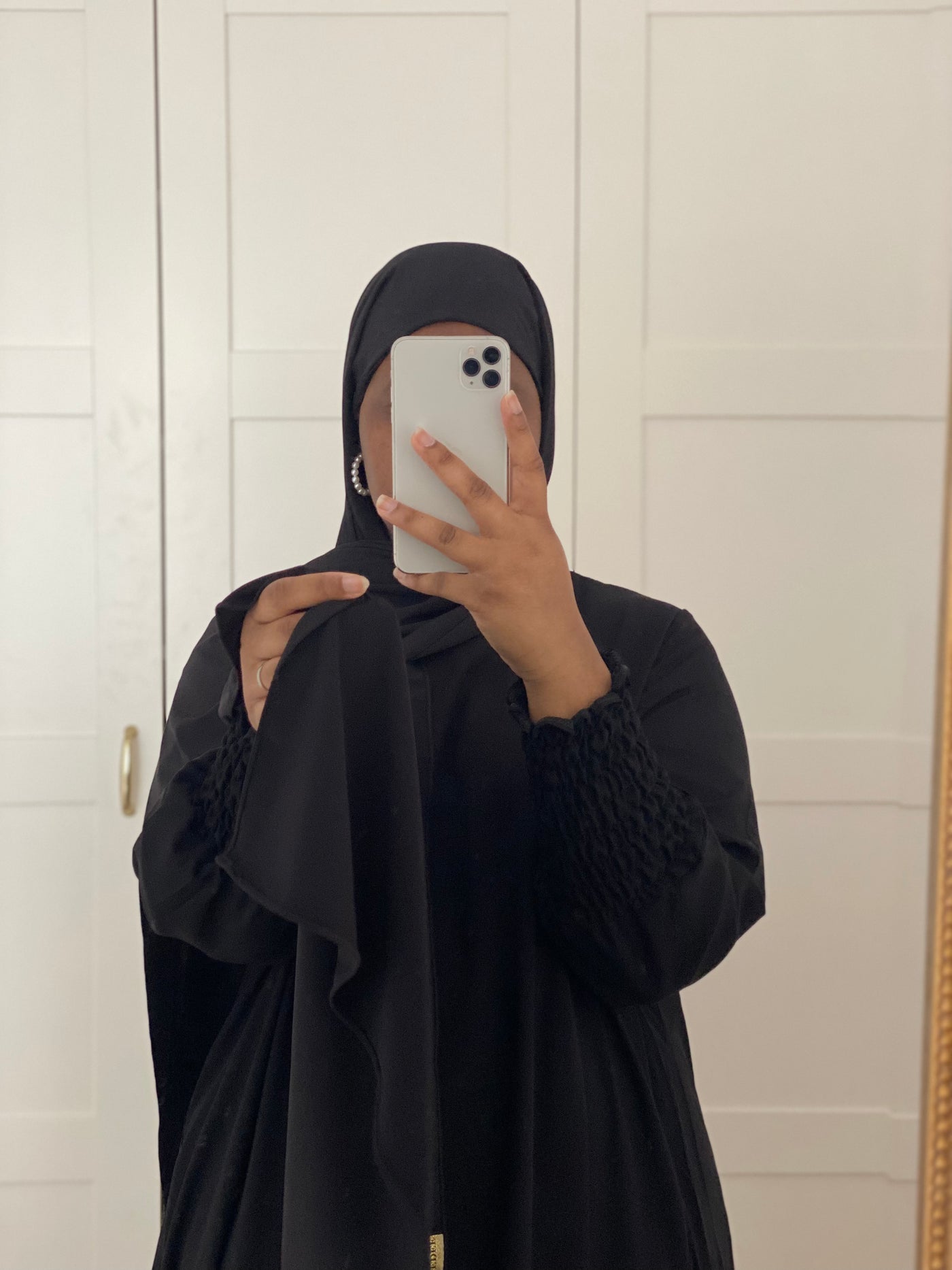 Hijab Jersey luxe à enfiler - Black