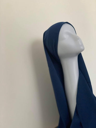 Hijab Soie de Médine - Blue chic
