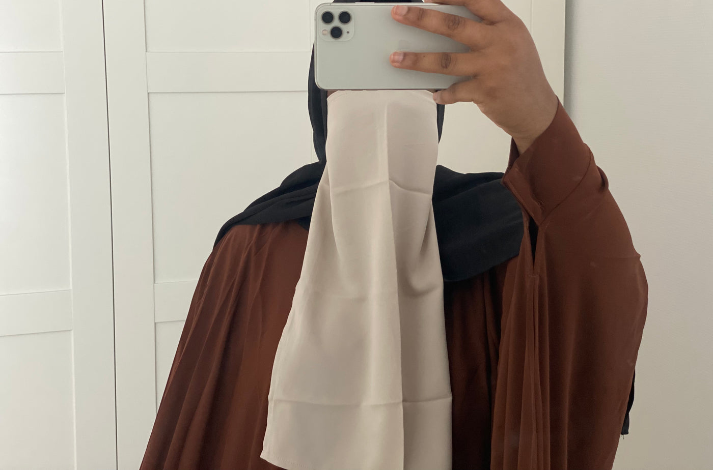 Niqab Soie de Médine - Beige