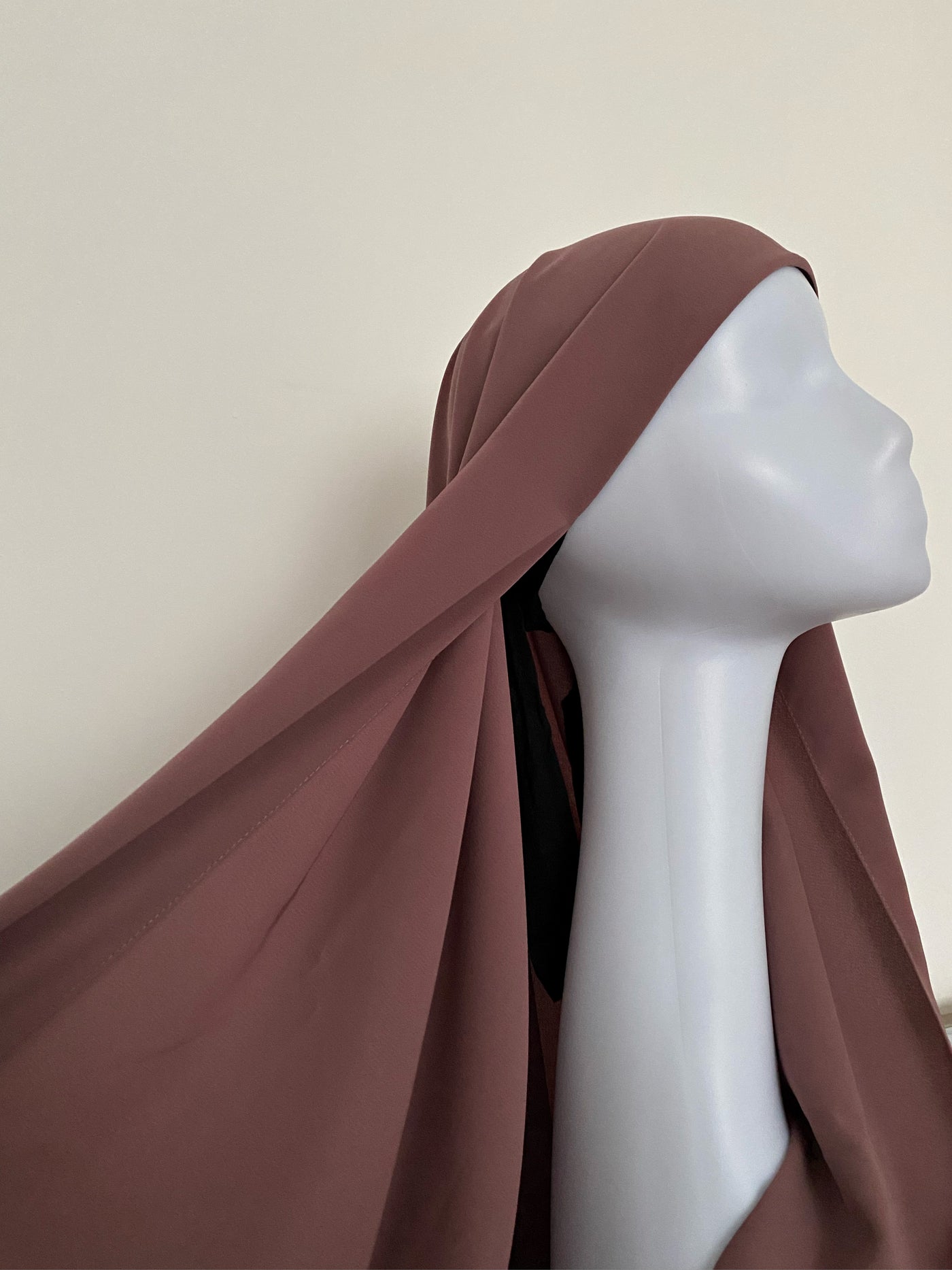 Hijab à enfiler - Vieux Rose N05