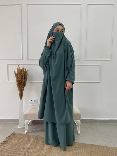 Jilbab qualité supérieure - Turquoise